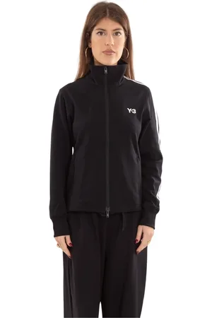 Y-3 Damen, Sweatshirts & Hoodies, Schwarzk, MGröße: