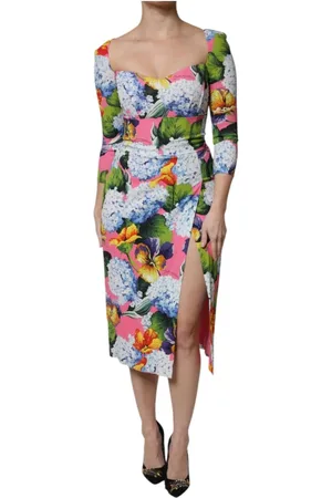 Dolce & Gabbana Damen, Kleider, Mehrfarbig, 3XSGröße: