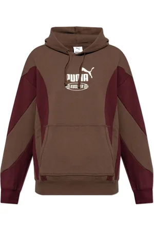 PUMA Herren, Sweatshirts & Hoodies, Braun, SGröße: