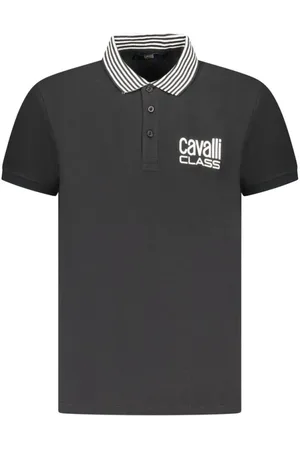 Roberto Cavalli Herren, Oberteile, Schwarzk, LGröße: