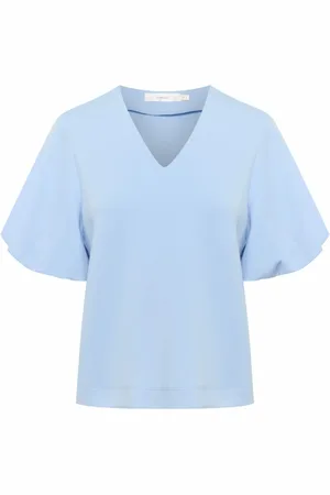 INWEAR Damen, Oberteile, Blau, SGröße: