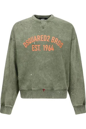 Dsquared2 Herren, Sweatshirts & Hoodies, Grün, MGröße: