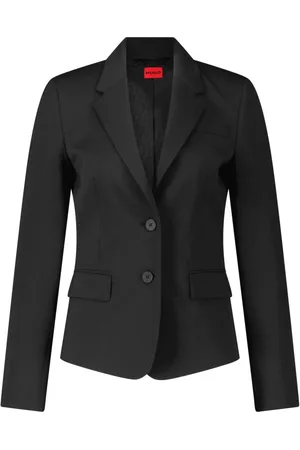 HUGO BOSS Damen, Jacken, Schwarzk, SGröße: