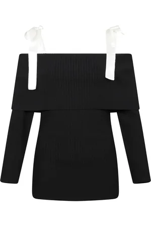 ROTATE Damen, Oberteile, Schwarzk, MGröße: