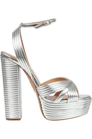 Aquazzura Damen, Schuhe, Grau, 39 EUGröße: