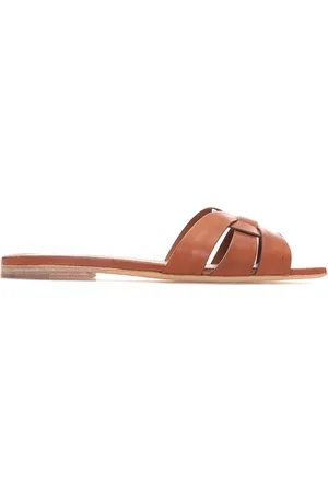 Saint Laurent Damen, Schuhe, Braun, 37 EUGröße: