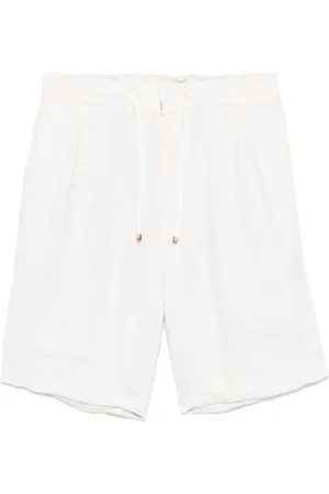Brunello Cucinelli Herren, Shorts, Weiß, MGröße: