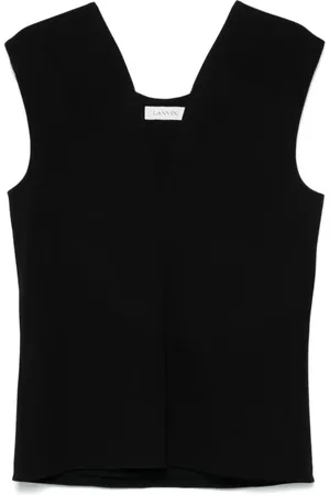 Lanvin Damen, Oberteile, Schwarzk, LGröße: