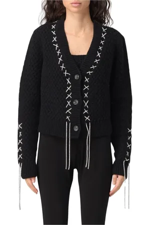 GIUSEPPE DI MORABITO Damen, Strickwaren, Schwarzk, SGröße: