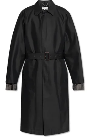Maison Margiela Herren, Mäntel, Schwarzk, SGröße: