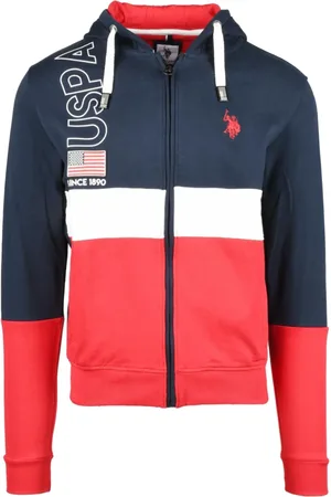 U.S. Polo Assn. Herren, Sweatshirts & Hoodies, Mehrfarbig, LGröße: