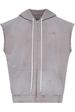 Maison Margiela Herren, Sweatshirts & Hoodies, Grau, LGröße: