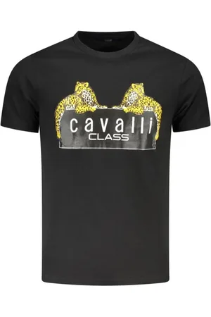 Roberto Cavalli Herren, Oberteile, Schwarzk, MGröße: