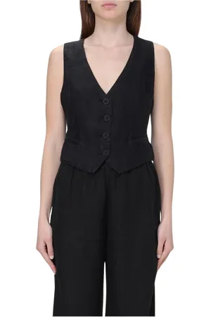 120% Lino Damen, Jacken, Schwarzk, XSGröße: