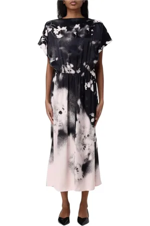 HUGO BOSS Damen, Kleider, Schwarzk, LGröße: