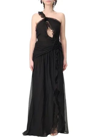 BLUMARINE Damen, Kleider, Schwarzk, MGröße: