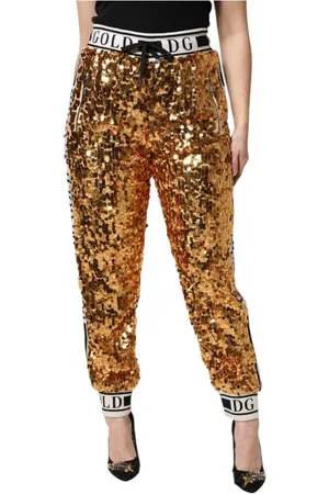 Dolce & Gabbana Damen, Hosen, Gelb, MGröße: