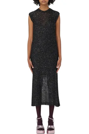 Msgm Damen, Kleider, Schwarzk, MGröße: