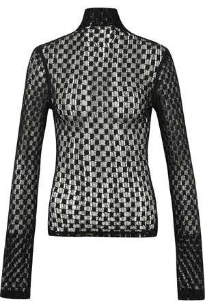 Rohe Damen, Oberteile, Schwarzk, MGröße: