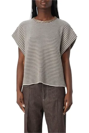 Brunello Cucinelli Damen, Oberteile, Schwarzk, SGröße: