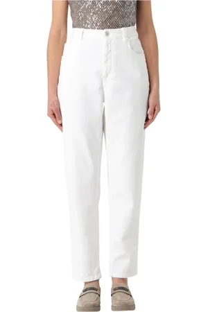 Brunello Cucinelli Damen, Jeans, Weiß, XSGröße: