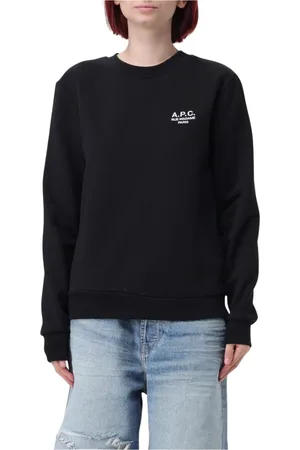A.P.C. Damen, Sweatshirts & Hoodies, Schwarzk, LGröße:
