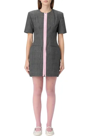 Msgm Damen, Kleider, Grau, XSGröße: