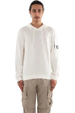 C.P. Company Herren, Sweatshirts & Hoodies, Weiß, LGröße: