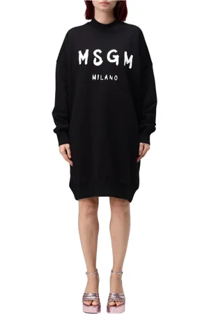 Msgm Damen, Kleider, Schwarzk, XSGröße: