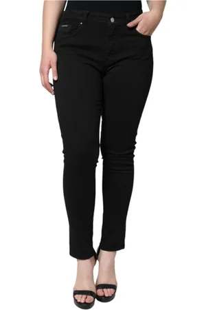 Dolce & Gabbana Damen, Jeans, Schwarzk, MGröße: