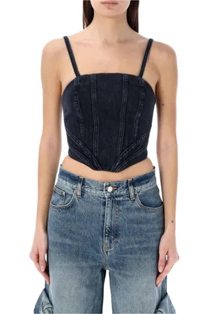 AMIRI Damen, Oberteile, Schwarzk, SGröße: