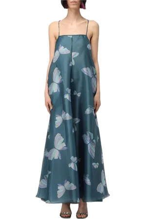 Emporio Armani Damen, Kleider, Blau, MGröße: