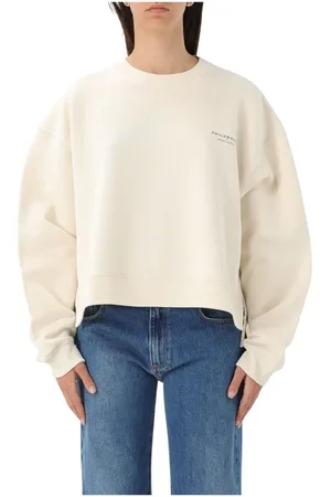 Serafini Damen, Sweatshirts & Hoodies, Weiß, SGröße:
