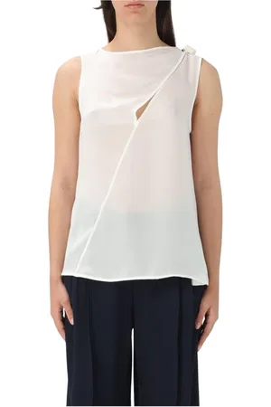 Emporio Armani Damen, Oberteile, Weiß, LGröße: