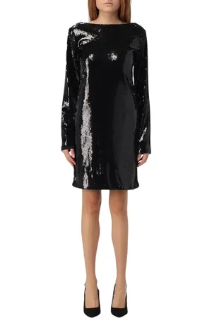 HUGO BOSS Damen, Kleider, Schwarzk, LGröße: