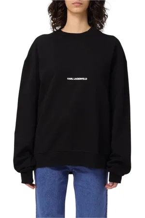 Karl Lagerfeld Damen, Sweatshirts & Hoodies, Schwarzk, SGröße: