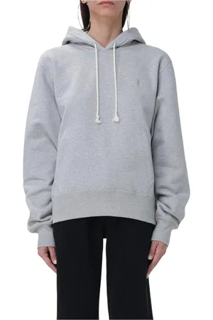Saint Laurent Damen, Sweatshirts & Hoodies, Grau, MGröße: