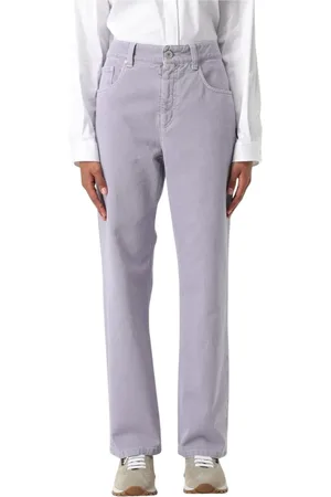 Brunello Cucinelli Damen, Jeans, Lila, SGröße:
