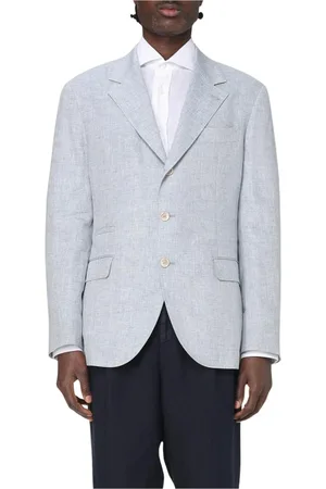 Brunello Cucinelli Herren, Jacken, Blau, 2XLGröße: