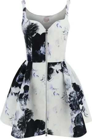 Alexander McQueen Damen, Kleider, Mehrfarbig, SGröße: