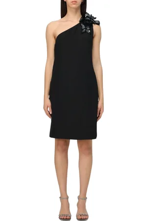 Emporio Armani Damen, Kleider, Schwarzk, SGröße: