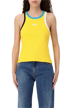 Msgm Damen, Oberteile, Gelb, MGröße: