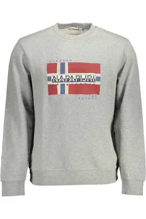 Napapijri Herren, Sweatshirts & Hoodies, Grau, XLGröße: