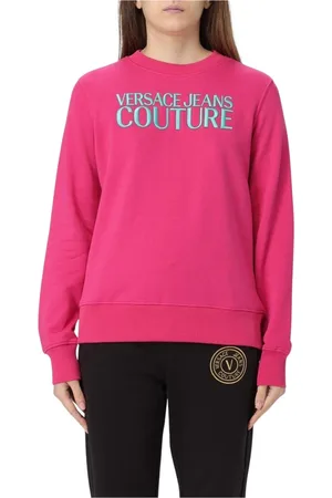 VERSACE Damen, Sweatshirts & Hoodies, Rosa, LGröße:
