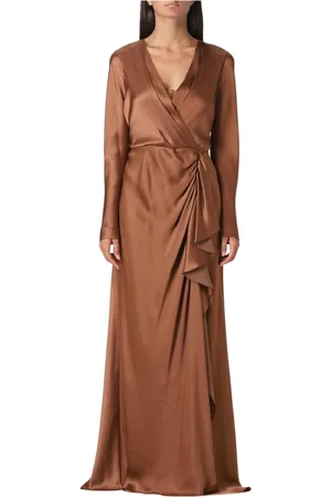 Alberta Ferretti Damen, Kleider, Braun, MGröße: