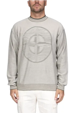 Stone Island Herren, Sweatshirts & Hoodies, Weiß, LGröße: