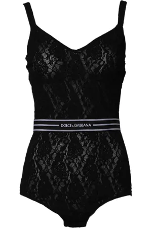 Dolce & Gabbana Damen, Bademode, Schwarzk, MGröße: