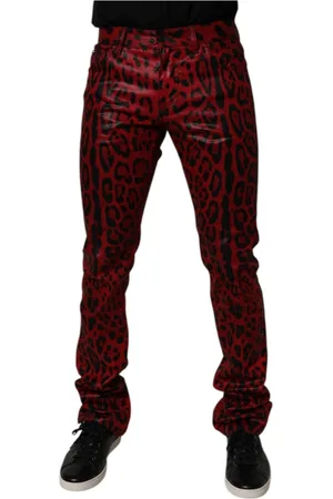 Dolce & Gabbana Herren, Jeans, Rot, MGröße: