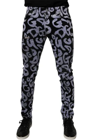 Dolce & Gabbana Herren, Jeans, Schwarzk, MGröße: