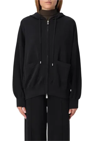 Pinko Damen, Sweatshirts & Hoodies, Schwarzk, MGröße: